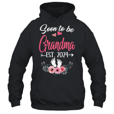 Soon To Be Grandma Est 2024 Mothers Day First Time Grandma Shirt & Tank Top | teecentury