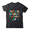 Soon To Be Grandma Est 2024 Pregnancy Announcement Groovy Shirt & Tank Top | teecentury