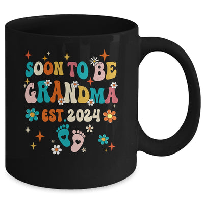 Soon To Be Grandma Est 2024 Pregnancy Announcement Groovy Mug | teecentury