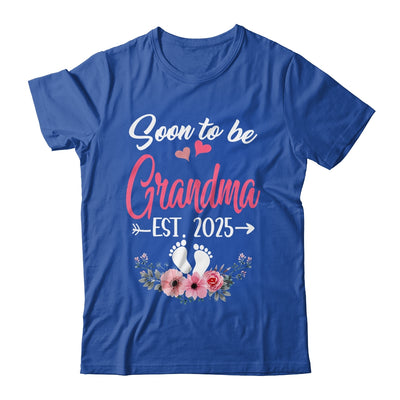 Soon To Be Grandma Est 2025 Mothers Day First Time Grandma Shirt & Tank Top | teecentury