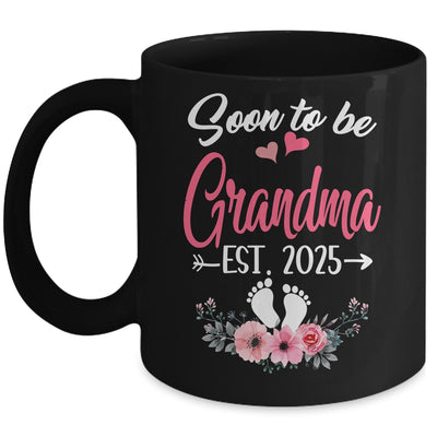 Soon To Be Grandma Est 2025 Mothers Day First Time Grandma Mug | teecentury