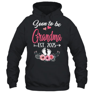 Soon To Be Grandma Est 2025 Mothers Day First Time Grandma Shirt & Tank Top | teecentury