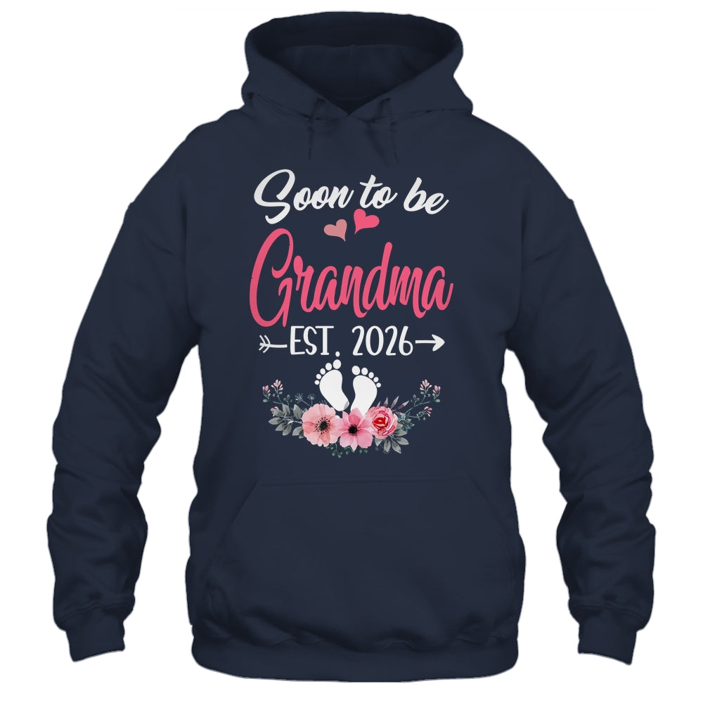Soon To Be Grandma Est 2026 Mothers Day First Time Grandma Shirt & Tank Top | teecentury