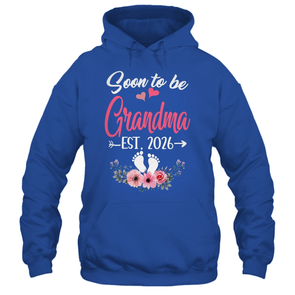 Soon To Be Grandma Est 2026 Mothers Day First Time Grandma Shirt & Tank Top | teecentury