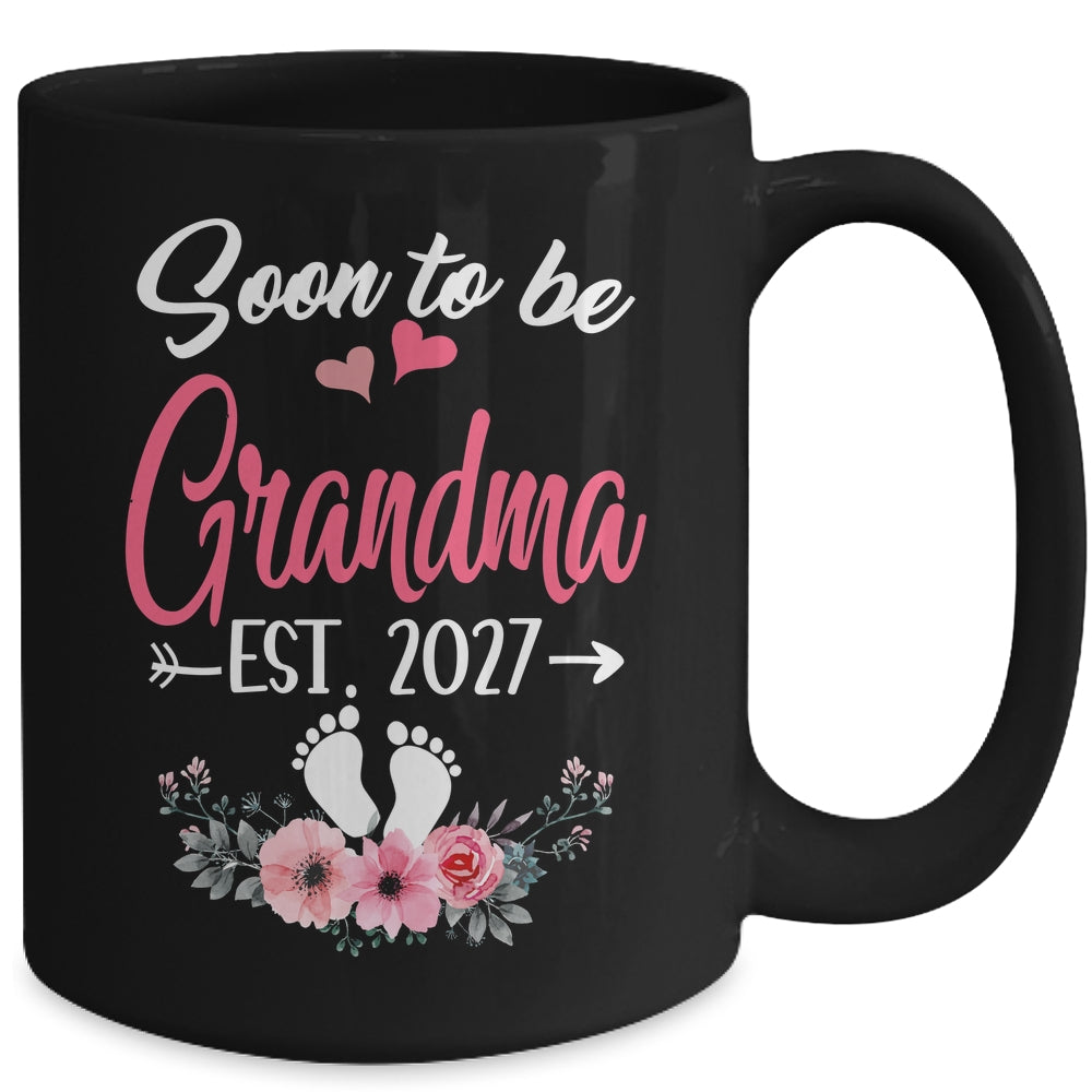 Soon To Be Grandma Est 2027 Mothers Day First Time Grandma Mug | teecentury