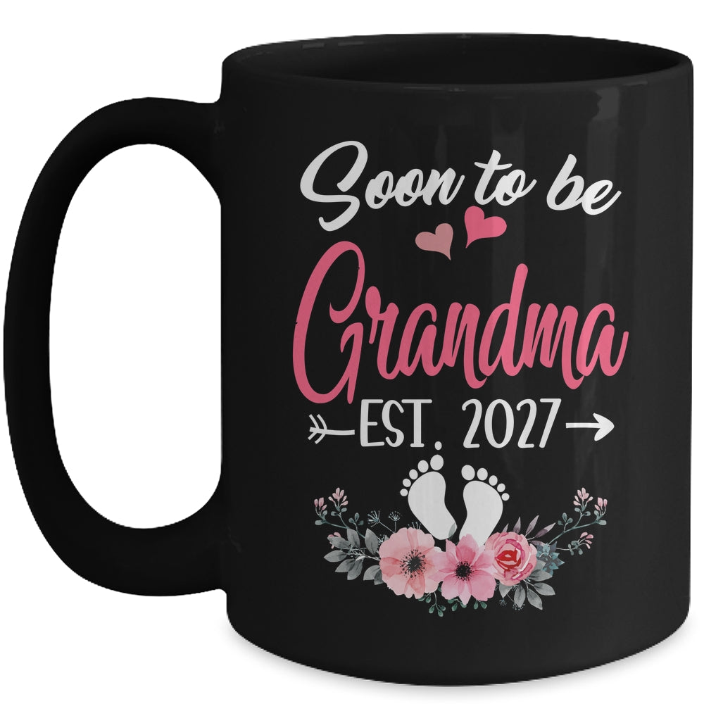 Soon To Be Grandma Est 2027 Mothers Day First Time Grandma Mug | teecentury