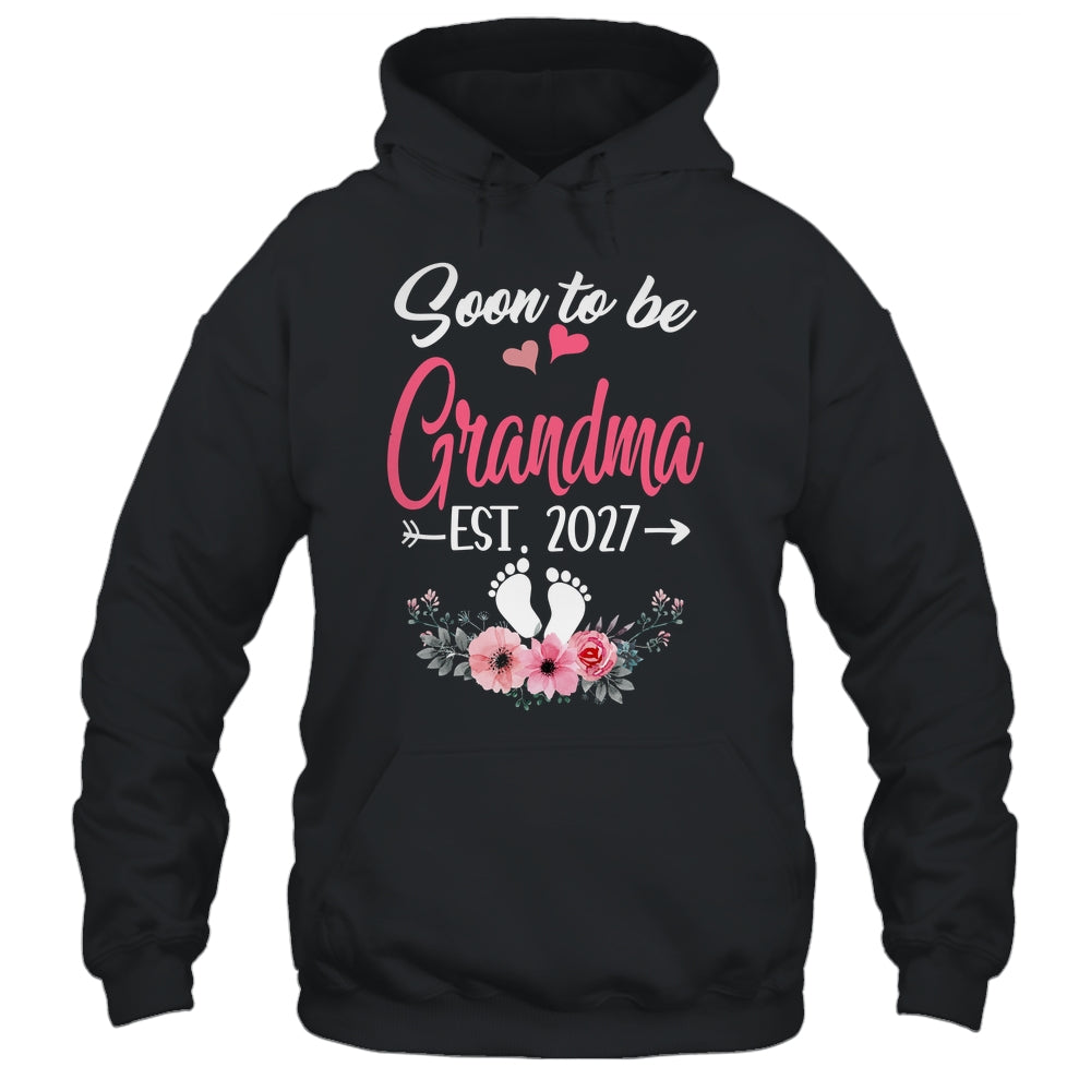 Soon To Be Grandma Est 2027 Mothers Day First Time Grandma Shirt & Tank Top | teecentury