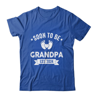 Soon To Be Grandpa 2024 Fathers Day First Time Grandpa Shirt & Hoodie | teecentury