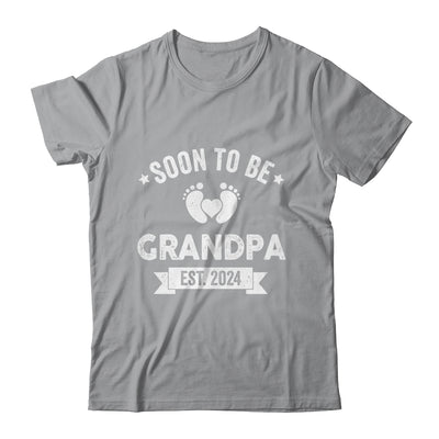 Soon To Be Grandpa 2024 Fathers Day First Time Grandpa Shirt & Hoodie | teecentury