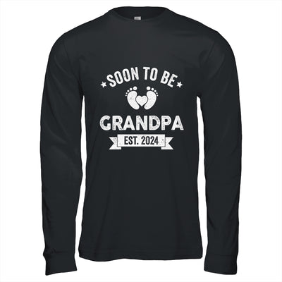 Soon To Be Grandpa 2024 Fathers Day First Time Grandpa Shirt & Hoodie | teecentury