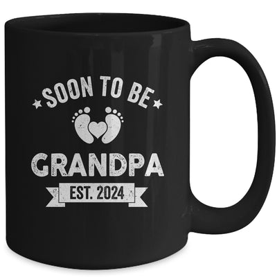 Soon To Be Grandpa 2024 Fathers Day First Time Grandpa Mug | teecentury