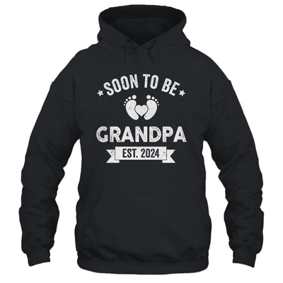 Soon To Be Grandpa 2024 Fathers Day First Time Grandpa Shirt & Hoodie | teecentury