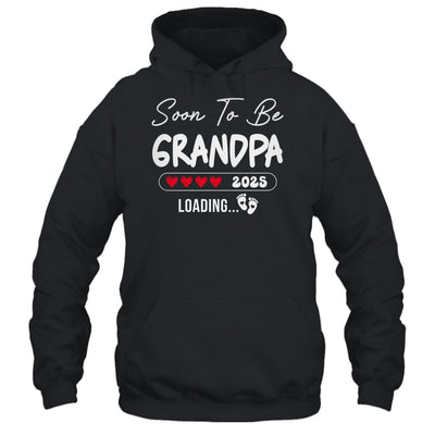 Soon To Be Grandpa 2025 Loading Promoted To Grandpa Est 2025 Shirt & Hoodie | teecentury