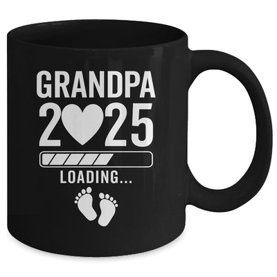 Soon To Be Grandpa 2025 Pregnancy Announcement Loading Mug | teecentury