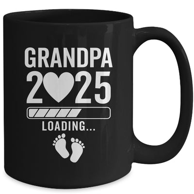 Soon To Be Grandpa 2025 Pregnancy Announcement Loading Mug | teecentury