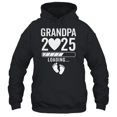 Soon To Be Grandpa 2025 Pregnancy Announcement Loading Shirt & Hoodie | teecentury