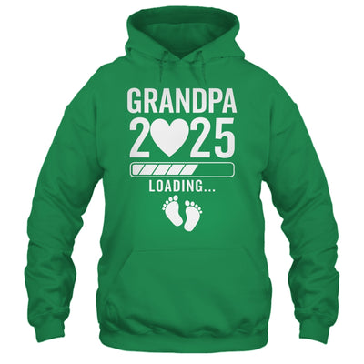 Soon To Be Grandpa 2025 Pregnancy Announcement Loading Shirt & Hoodie | teecentury