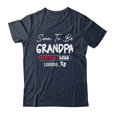 Soon To Be Grandpa 2026 Loading Promoted To Grandpa Est 2026 Shirt & Hoodie | teecentury