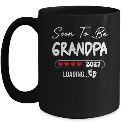 Soon To Be Grandpa 2027 Loading Promoted To Grandpa Est 2027 Mug | teecentury