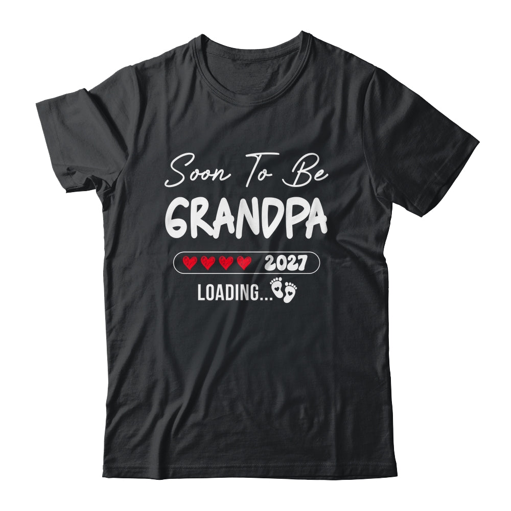 Soon To Be Grandpa 2027 Loading Promoted To Grandpa Est 2027 Shirt & Tank Top | teecentury