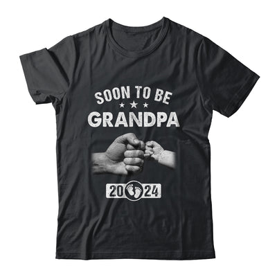 Soon To Be Grandpa Est 2024 Fathers Day First Time New Shirt & Hoodie | teecentury