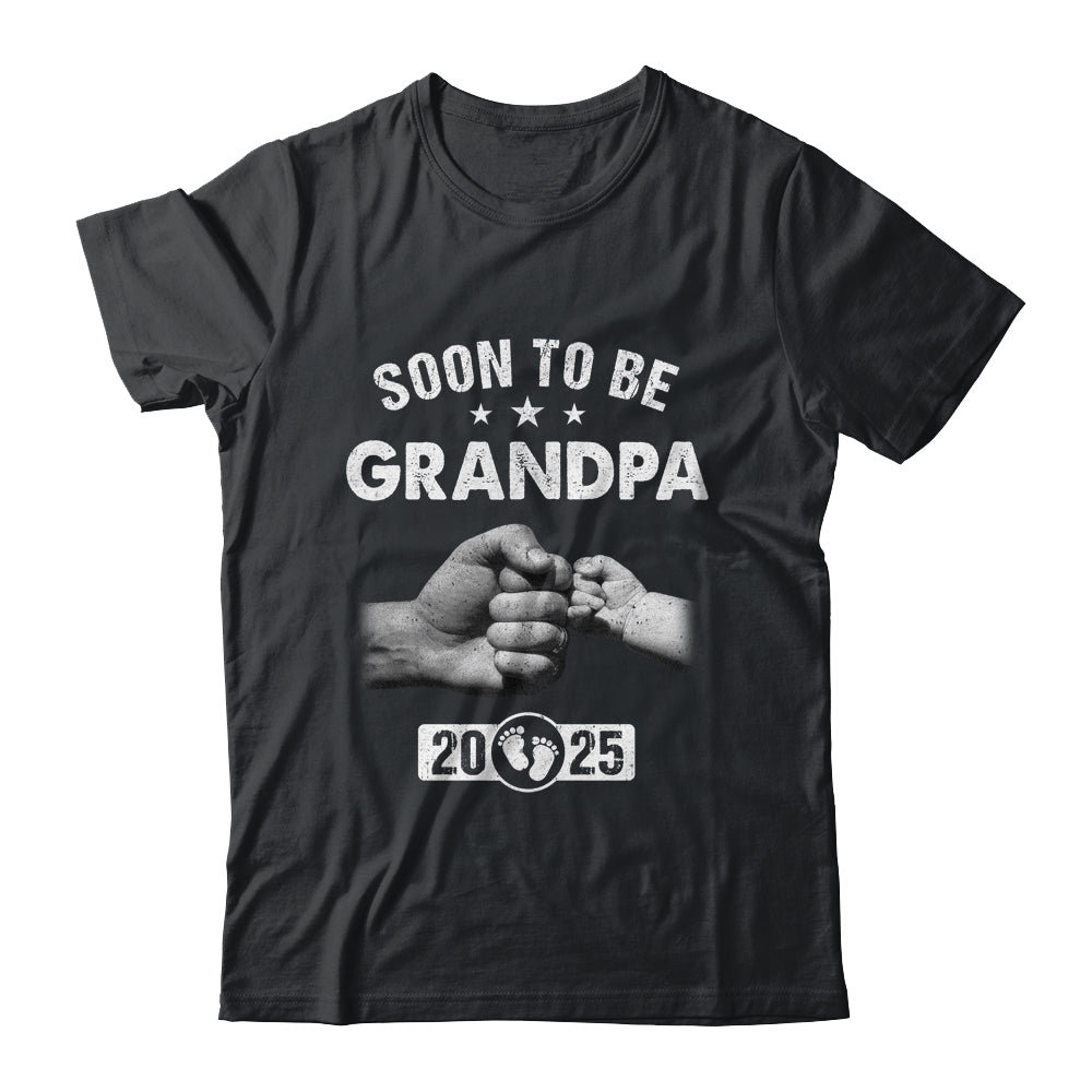 Soon To Be Grandpa Est 2025 Fathers Day First Time New Shirt & Hoodie | teecentury