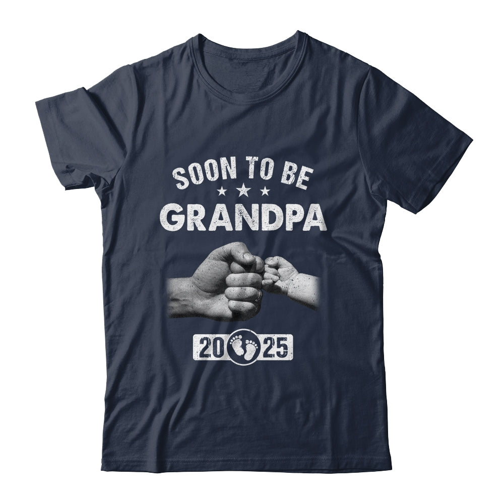 Soon To Be Grandpa Est 2025 Fathers Day First Time New Shirt & Hoodie | teecentury