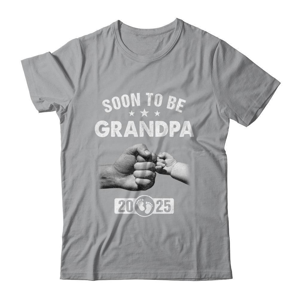 Soon To Be Grandpa Est 2025 Fathers Day First Time New Shirt & Hoodie | teecentury