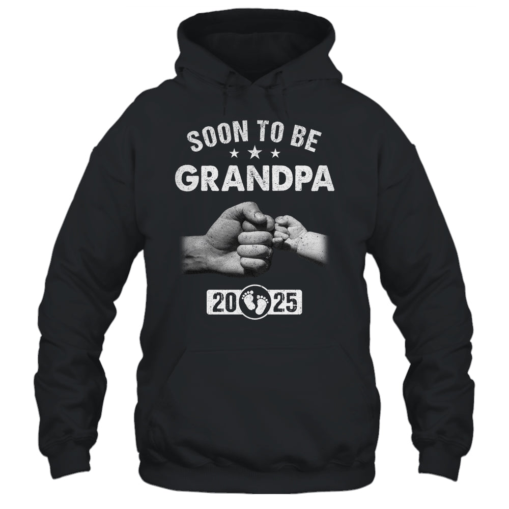 Soon To Be Grandpa Est 2025 Fathers Day First Time New Shirt & Hoodie | teecentury