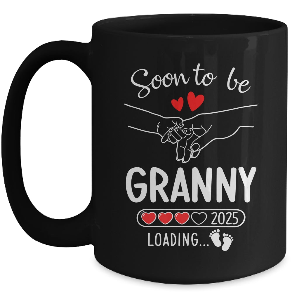 Soon To Be Granny 2025 Loading Pregnancy Announcement Granny Mug | teecentury