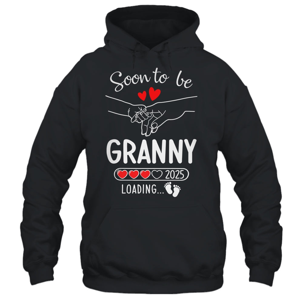 Soon To Be Granny 2025 Loading Pregnancy Announcement Granny Shirt & Tank Top | teecentury
