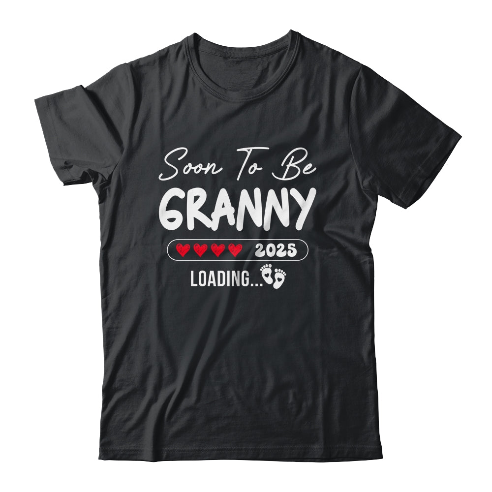 Soon To Be Granny 2025 Loading Promoted To Granny Est 2025 Shirt & Tank Top | teecentury