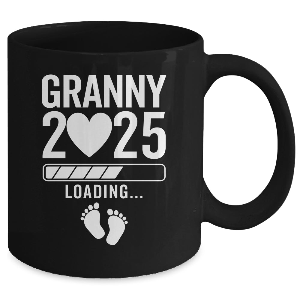 Soon To Be Granny 2025 Pregnancy Announcement Loading Mug | teecentury