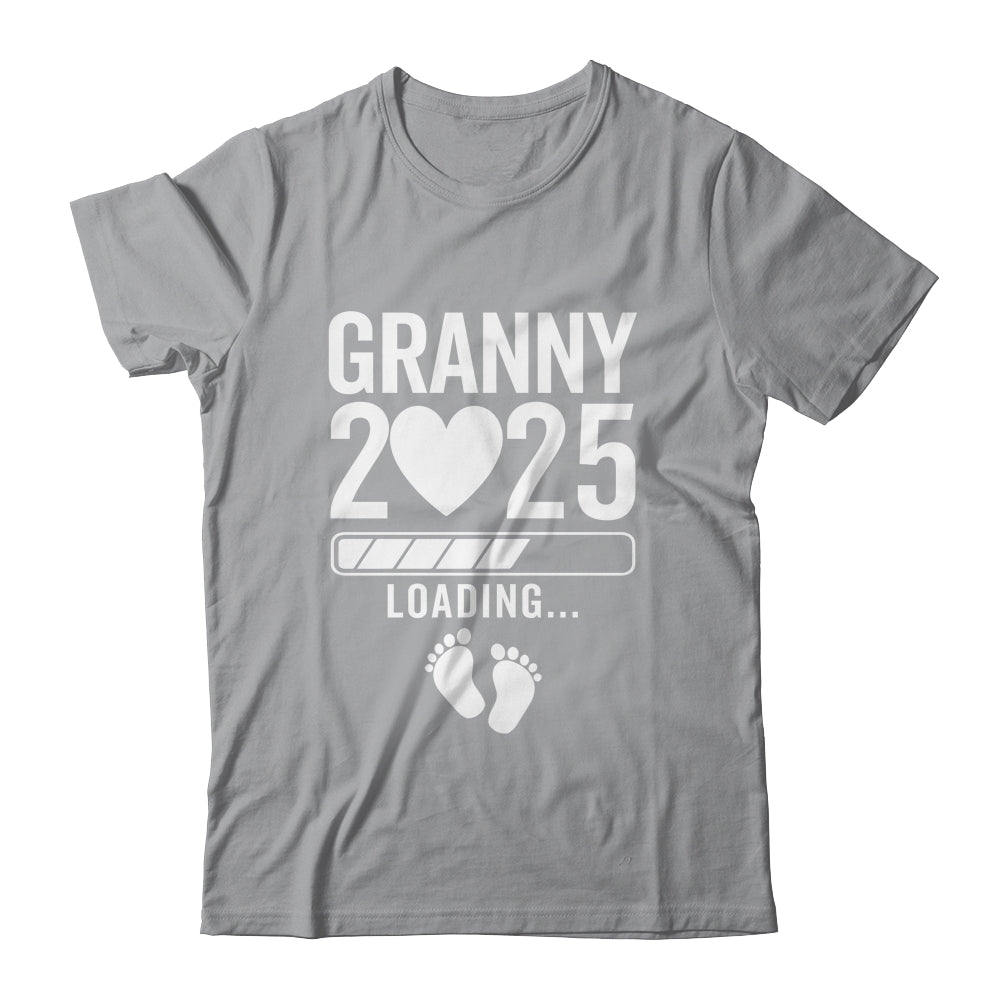 Soon To Be Granny 2025 Pregnancy Announcement Loading Shirt & Tank Top | teecentury