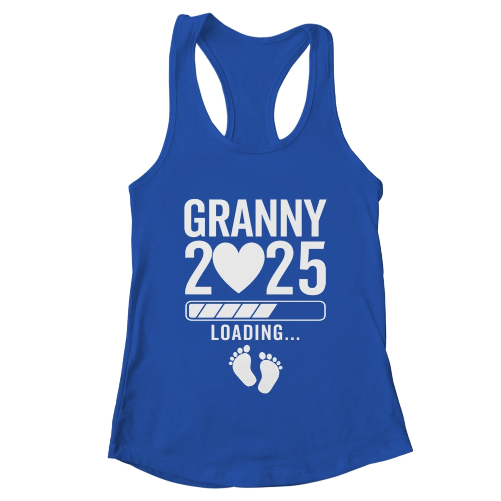 Soon To Be Granny 2025 Pregnancy Announcement Loading Shirt & Tank Top | teecentury