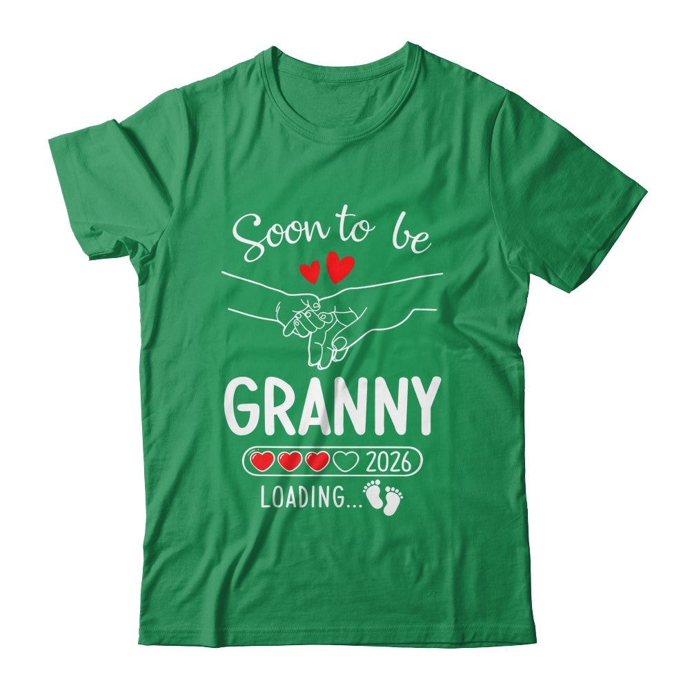 Soon To Be Granny 2026 Loading Pregnancy Announcement Granny Shirt & Hoodie | teecentury