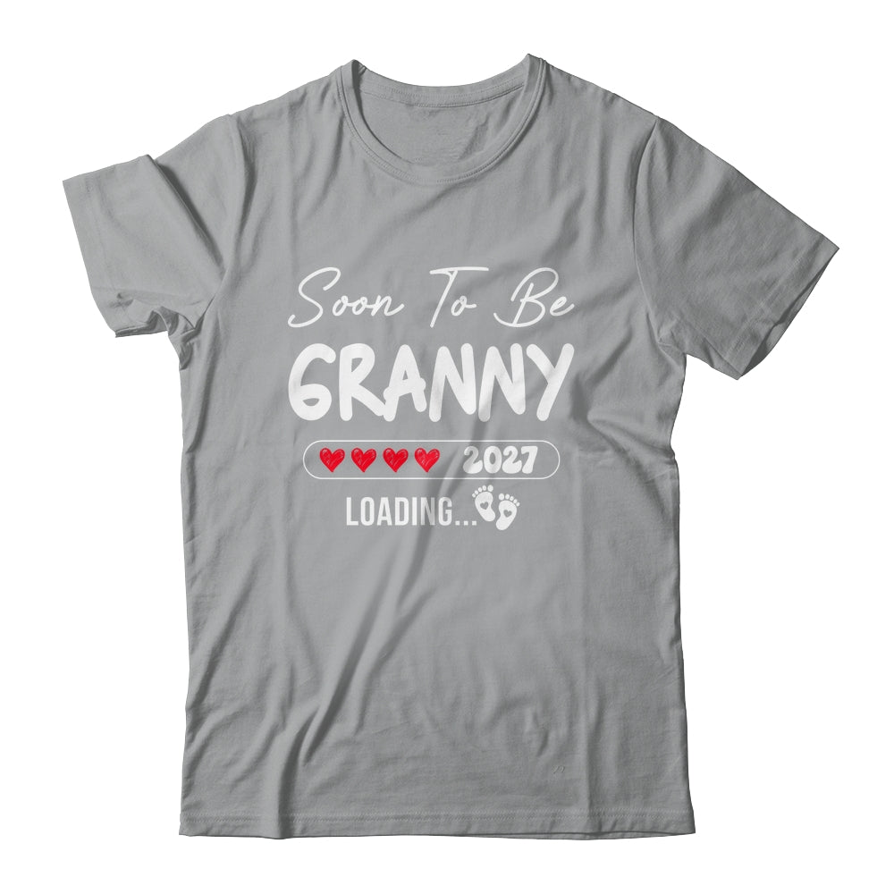 Soon To Be Granny 2027 Loading Promoted To Granny Est 2027 Shirt & Tank Top | teecentury