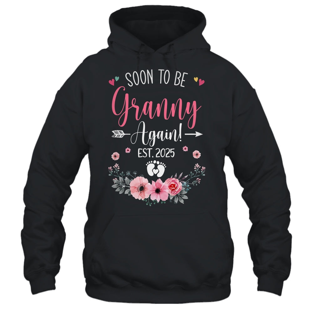 Soon To Be Granny Again Est 2025 Mothers Day Shirt & Tank Top | teecentury