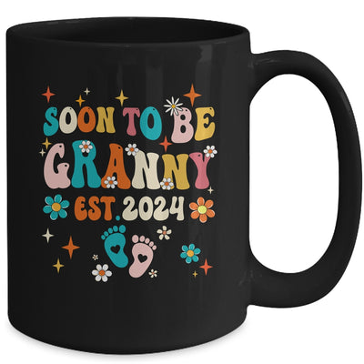 Soon To Be Granny Est 2024 Pregnancy Announcement Groovy Mug | teecentury