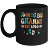 Soon To Be Granny Est 2025 Pregnancy Announcement Groovy Mug | teecentury