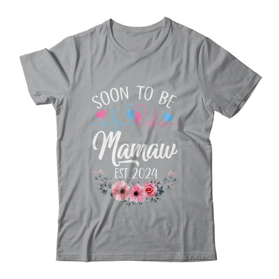 Soon To Be Mamaw 2024 First Time Pregnancy Announcement Shirt & Tank Top | teecentury