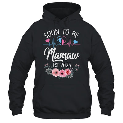 Soon To Be Mamaw 2025 First Time Pregnancy Announcement Shirt & Tank Top | teecentury