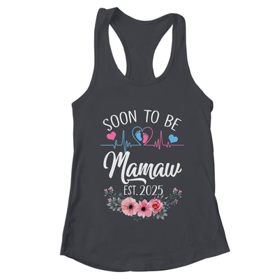 Soon To Be Mamaw 2025 First Time Pregnancy Announcement Shirt & Tank Top | teecentury