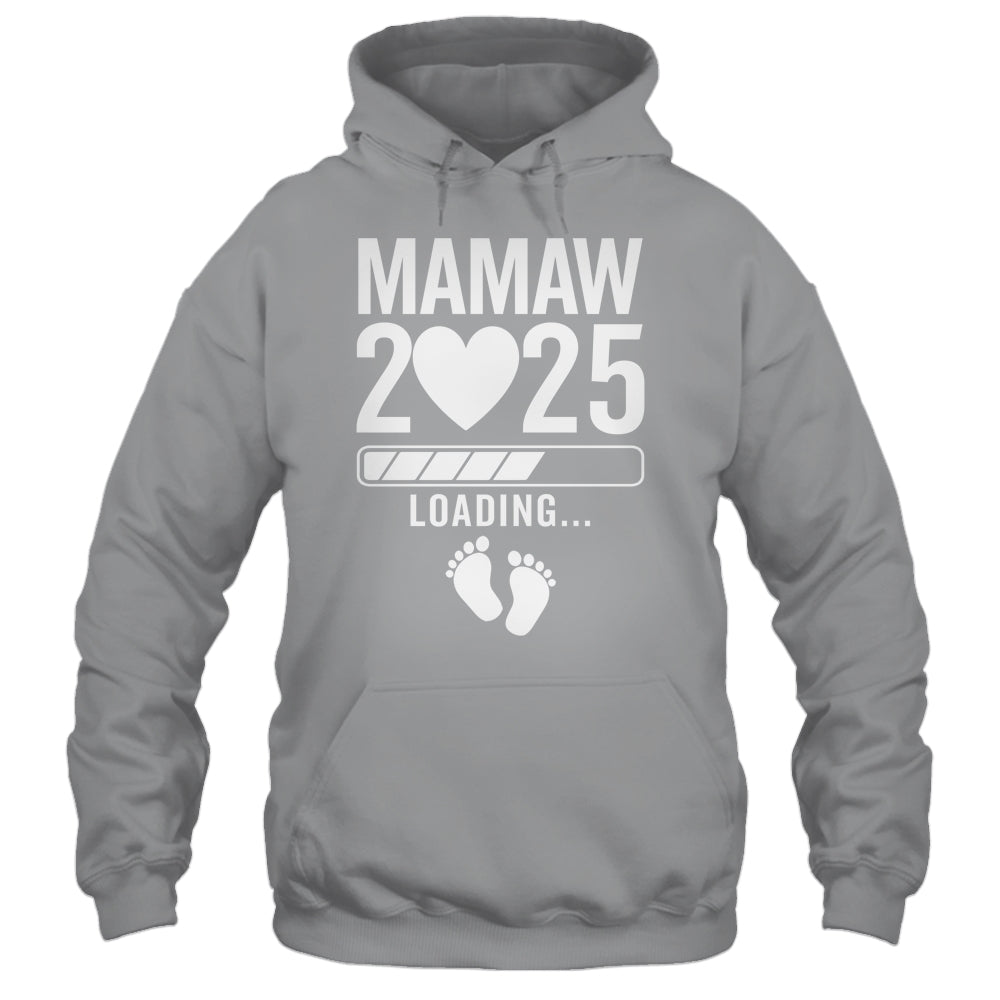 Soon To Be Mamaw 2025 Pregnancy Announcement Loading Shirt & Tank Top | teecentury