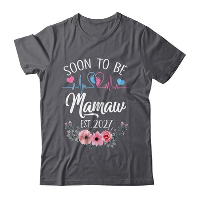 Soon To Be Mamaw 2027 First Time Pregnancy Announcement Shirt & Tank Top | teecentury