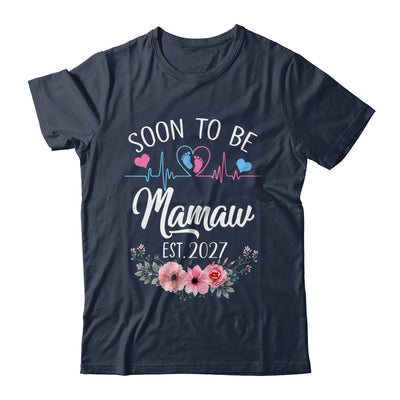 Soon To Be Mamaw 2027 First Time Pregnancy Announcement Shirt & Tank Top | teecentury
