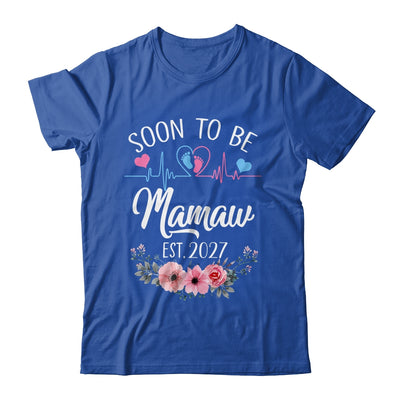 Soon To Be Mamaw 2027 First Time Pregnancy Announcement Shirt & Tank Top | teecentury