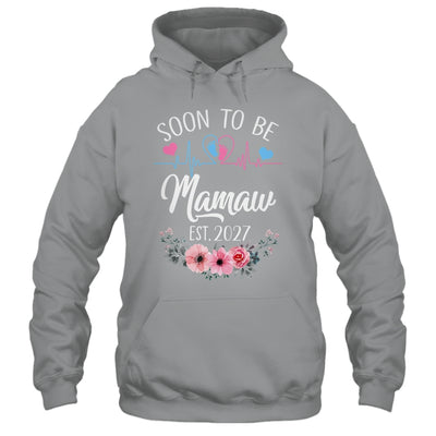 Soon To Be Mamaw 2027 First Time Pregnancy Announcement Shirt & Tank Top | teecentury