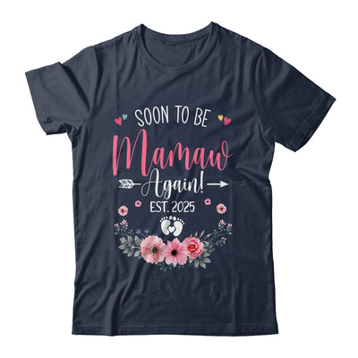 Soon To Be Mamaw Again Est 2025 Mothers Day Shirt & Tank Top | teecentury