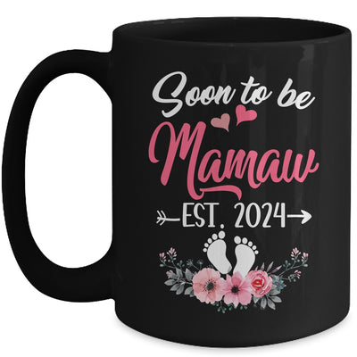 Soon To Be Mamaw Est 2024 Mothers Day First Time Mamaw Mug | teecentury